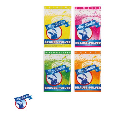 Werbebox mit Ahoj-Brause Pulver bunt | ohne Werbeanbringung