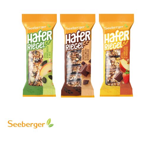Seeberger Hafer Riegel bunt | ohne Werbeanbringung