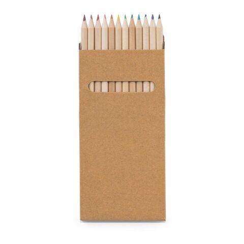 CROCO. Buntstift Schachtel mit 12 Buntstiften Natur | ohne Werbeanbringung | Nicht verfügbar | Nicht verfügbar | Nicht verfügbar