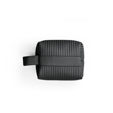 GILI. Kulturbeutel aus PU (21% recyceltes PU und 30% recyceltes Polyester) schwarz | ohne Werbeanbringung | Nicht verfügbar | Nicht verfügbar | Nicht verfügbar