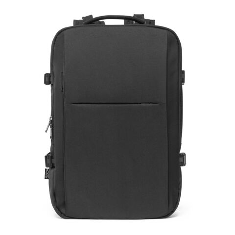 DALLAS. Hochverdichteter Reiserucksack aus recyceltem 600D-Polyester für 17.3"-Laptop schwarz | ohne Werbeanbringung | Nicht verfügbar | Nicht verfügbar | Nicht verfügbar