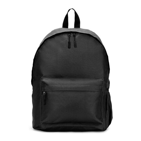 ROSARIO. Klassischer Rucksack mit zeitlosem Design aus recyceltem 600D Polyester schwarz | ohne Werbeanbringung | Nicht verfügbar | Nicht verfügbar | Nicht verfügbar