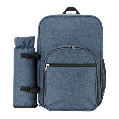 WHITSUNDAY. Picknick-Kühlrucksack aus 600D, recyceltem Polyester, mit hoher Dichte Blau | ohne Werbeanbringung