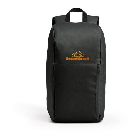 LUGANE. 600D Polyester-Rucksack Schwarz | ohne Werbeanbringung | Nicht verfügbar | Nicht verfügbar | Nicht verfügbar