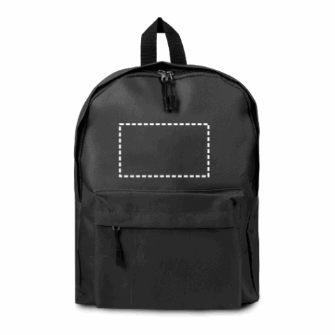BERNA. Rucksack aus 600D Polyester schwarz | ohne Werbeanbringung | Nicht verfügbar | Nicht verfügbar | Nicht verfügbar