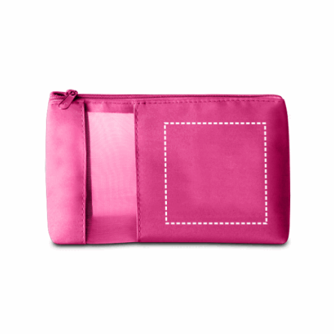 ANNIE. Kulturbeutel aus Mikrofasern und Netz Rosa | ohne Werbeanbringung | Nicht verfügbar | Nicht verfügbar | Nicht verfügbar