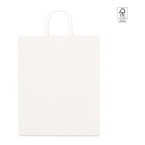 GRANT. Tragetasche aus Kraftpapier (100 g/m²) weiss | ohne Werbeanbringung | Nicht verfügbar | Nicht verfügbar | Nicht verfügbar