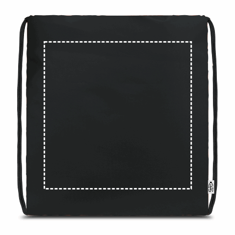 PEMBA. Turnbeutel aus 190T Polyester aus recyceltem (100% rPET) schwarz | ohne Werbeanbringung | Nicht verfügbar | Nicht verfügbar | Nicht verfügbar