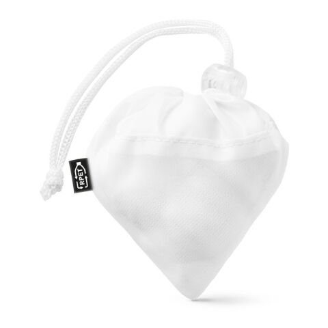 BOLZANO. Faltbare Tasche aus Mesh und 190T Polyester aus recyceltem (100% rPET) weiss | ohne Werbeanbringung | Nicht verfügbar | Nicht verfügbar | Nicht verfügbar