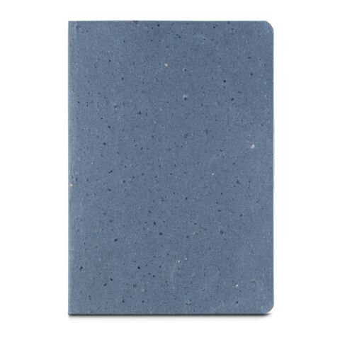 COFFEEPAD SEMI-RIGID. Notizbuch A5 mit semi-flexiblem Cover aus Kaffeeschalenverwertung (65%) Blau | ohne Werbeanbringung | Nicht verfügbar | Nicht verfügbar | Nicht verfügbar