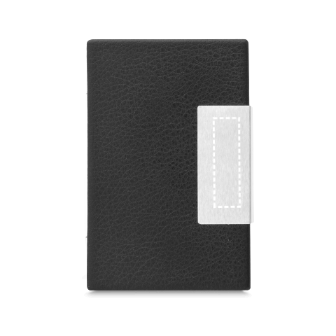 REEVES. Kartenhalter aus Aluminium und PU schwarz | ohne Werbeanbringung | Nicht verfügbar | Nicht verfügbar | Nicht verfügbar