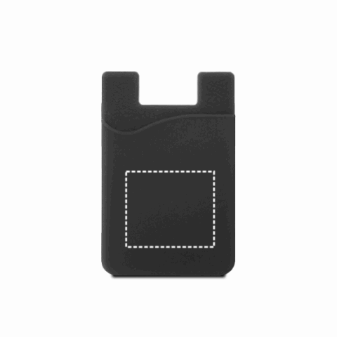 SHELLEY. Smartphone-Kartenhalter aus Silikon Hellblau | ohne Werbeanbringung | Nicht verfügbar | Nicht verfügbar | Nicht verfügbar