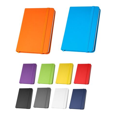 HEMINGWAY. A5 PU-Notizblock mit unlinierten Blättern Schwarz | ohne Werbeanbringung