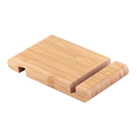 HABER. Handyhalter aus Bambus Beige | ohne Werbeanbringung