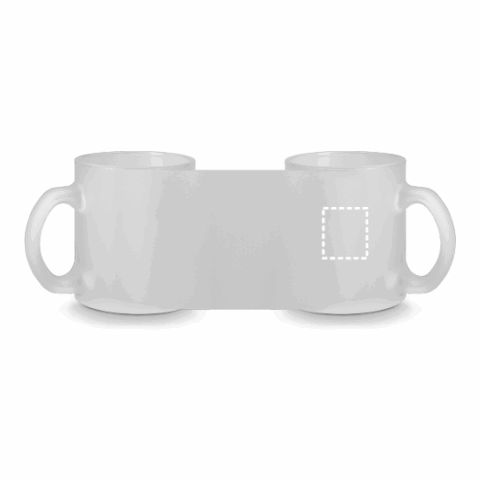 KENNY II. Tasse aus Glas 340 mL Weiß | ohne Werbeanbringung | Nicht verfügbar | Nicht verfügbar | Nicht verfügbar