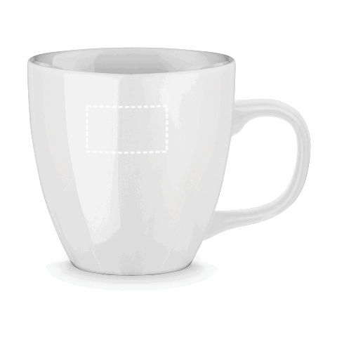 PANTHONY OWN. Tasse aus Porzellan 450 mL Weiß | ohne Werbeanbringung | Nicht verfügbar | Nicht verfügbar | Nicht verfügbar