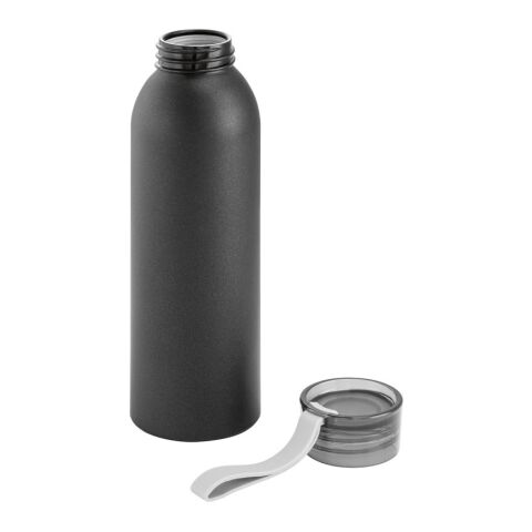 RIO. Aluminiumflasche 660 mL mit PP-Verschluss Schwarz | ohne Werbeanbringung