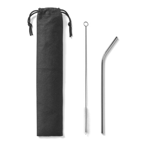 COCKTAIL. Wiederverwendbarer Strohhalm aus Edelstahl Silber | ohne Werbeanbringung | Nicht verfügbar | Nicht verfügbar | Nicht verfügbar