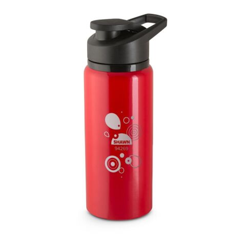 SHAWN. Sportflasche aus 100% recyceltem aluminium 600 mL Schwarz | ohne Werbeanbringung | Nicht verfügbar | Nicht verfügbar | Nicht verfügbar
