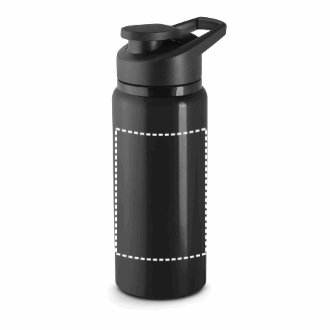 SHAWN. Sportflasche aus 100% recyceltem aluminium 600 mL schwarz | ohne Werbeanbringung | Nicht verfügbar | Nicht verfügbar | Nicht verfügbar