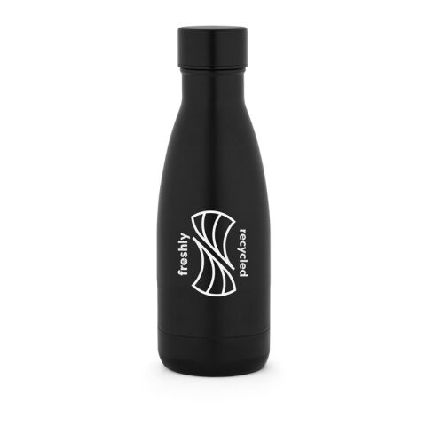 RE-BUFFON S. Thermosflasche aus 90% recyceltem Edelstahl 400 mL Schwarz | ohne Werbeanbringung | Nicht verfügbar | Nicht verfügbar | Nicht verfügbar