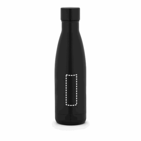 RE-BUFFON M. Thermosflasche aus 90% recyceltem Edelstahl 520 mL Schwarz | ohne Werbeanbringung | Nicht verfügbar | Nicht verfügbar | Nicht verfügbar