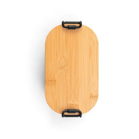 MAHLEB. Luftdichte PP-Box mit Bambusdeckel schwarz | ohne Werbeanbringung | Nicht verfügbar | Nicht verfügbar | Nicht verfügbar