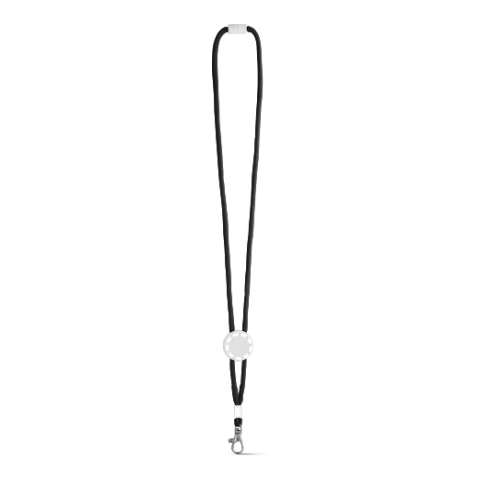 WEAVE. Lanyard aus Polyester Schwarz | ohne Werbeanbringung | Nicht verfügbar | Nicht verfügbar | Nicht verfügbar