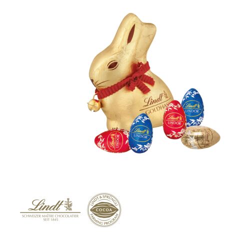 Großes Osternest Mit Schokolade Von Lindt bunt | ohne Werbeanbringung