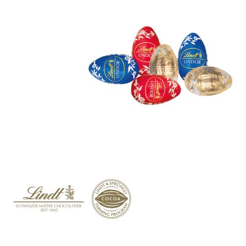 Eier Parade Mit Lindt Schokolade bunt | ohne Werbeanbringung | Lindt
