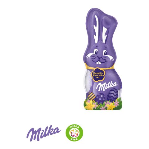 Milka Schmunzelhase In Der Werbebox bunt | ohne Werbeanbringung | 45 g