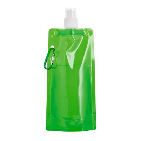 KWILL. 460 ml PE-Faltflasche Grün | ohne Werbeanbringung