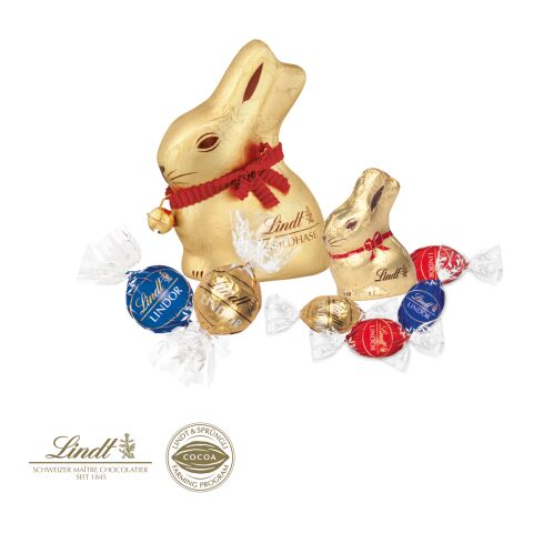 Großes Premium-Osternest Mit Schokolade Von Lindt bunt | ohne Werbeanbringung