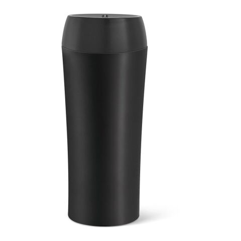 MONARDA. Reisebecher aus Edelstahl und PP, 470 ml Schwarz | ohne Werbeanbringung | Nicht verfügbar | Nicht verfügbar | Nicht verfügbar