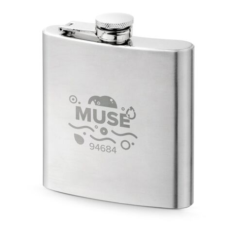 MUSE. Flachmann aus Edelstahl 180 ml Silber | ohne Werbeanbringung | Nicht verfügbar | Nicht verfügbar | Nicht verfügbar