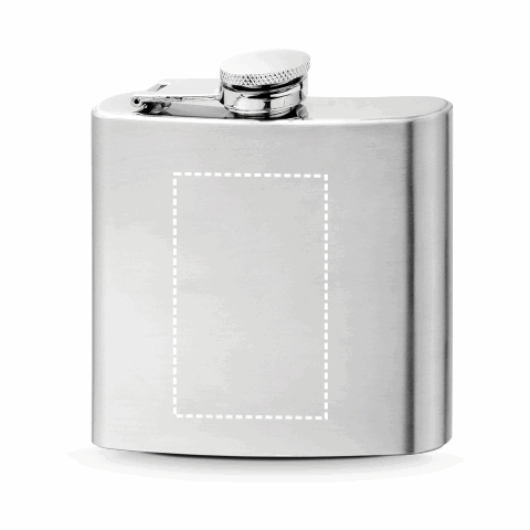 MUSE. Flachmann aus Edelstahl 180 ml Silber | ohne Werbeanbringung | Nicht verfügbar | Nicht verfügbar | Nicht verfügbar