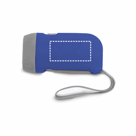 EDDIE. Dynamo Taschenlampe mit 3-LEDs Blau | ohne Werbeanbringung | Nicht verfügbar | Nicht verfügbar | Nicht verfügbar