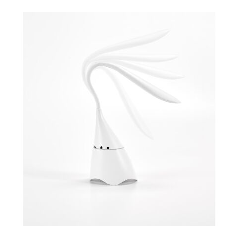 GRAHAME. Tragbare Schreibtischlampe mit Lautsprecher weiss | ohne Werbeanbringung | Nicht verfügbar | Nicht verfügbar | Nicht verfügbar