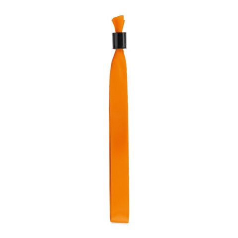 SECCUR. Veranstaltungsarmband aus Satin Orange | ohne Werbeanbringung | Nicht verfügbar | Nicht verfügbar | Nicht verfügbar
