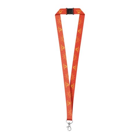 BRISTOL. Sublimationslanyard aus Polyester Weiß | ohne Werbeanbringung