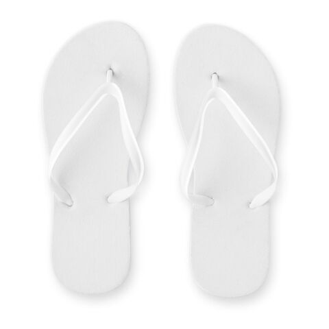 BALI S / M. Flip-Flops mit vollständig veredelbaren Sublimationssohlen weiss | ohne Werbeanbringung | Nicht verfügbar | Nicht verfügbar | Nicht verfügbar