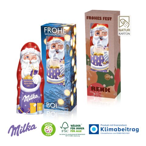 Milka Weihnachtsmann, 45 g bunt | ohne Werbeanbringung
