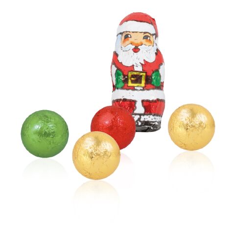 3D Präsent "Schiff" mit Lindt Minis und Nikolaus bunt | ohne Werbeanbringung | Ritter SPORT Schokowürfel