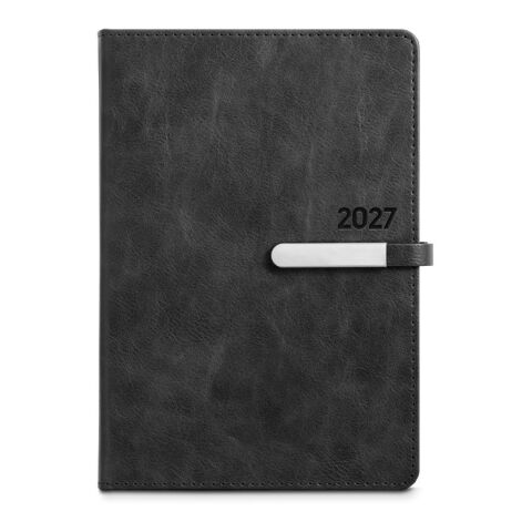 VERLAINE A5 Tischkalender Schwarz | ohne Werbeanbringung | Nicht verfügbar | Nicht verfügbar | Nicht verfügbar
