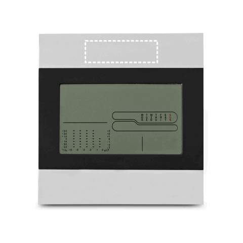 DENE. Großes LCD-Display, Satinsilber | ohne Werbeanbringung | Nicht verfügbar | Nicht verfügbar | Nicht verfügbar