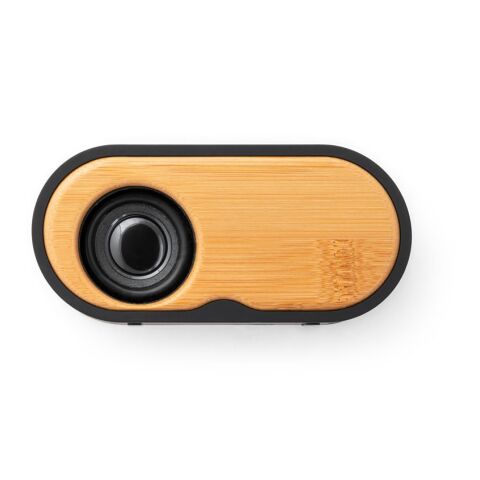 TILLY. Lautsprecher 3W mit 5 Stunden Akkulaufzeit aus Bambus und Recyceltes ABS (100% rABS) schwarz | ohne Werbeanbringung | Nicht verfügbar | Nicht verfügbar | Nicht verfügbar