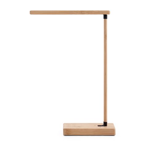 MOREY. Klappbare Schreibtischlampe mit superschnellem kabellosem 15W-Ladegerät aus Bambus Natur | ohne Werbeanbringung | Nicht verfügbar | Nicht verfügbar | Nicht verfügbar