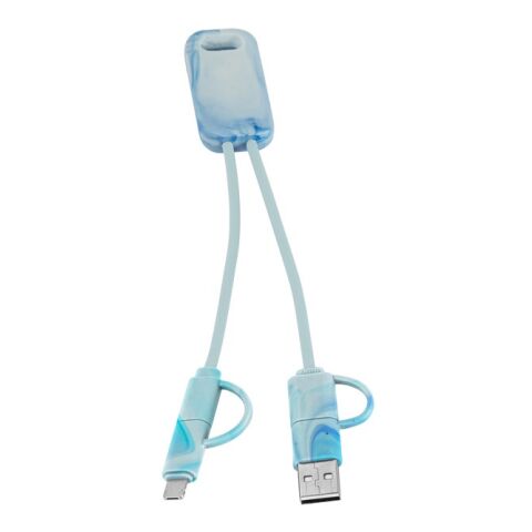 BERNERS. Superschnelles 6-in-1-USB-Kabel aus recyceltem PET (100% rPET) bunt | ohne Werbeanbringung