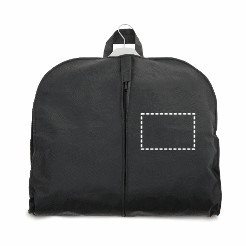 FONTAINE. Kleidersack aus Non-Woven (70 g/m²) schwarz | ohne Werbeanbringung | Nicht verfügbar | Nicht verfügbar | Nicht verfügbar