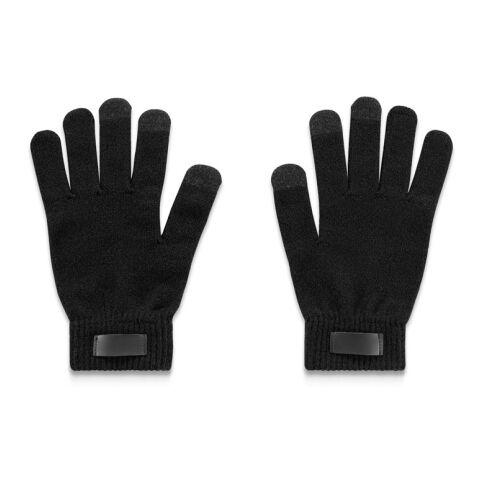 BURROW. Handschuhe aus recyceltem Polyester (100% rPET), mit Tastspitzen schwarz | ohne Werbeanbringung | Nicht verfügbar | Nicht verfügbar | Nicht verfügbar